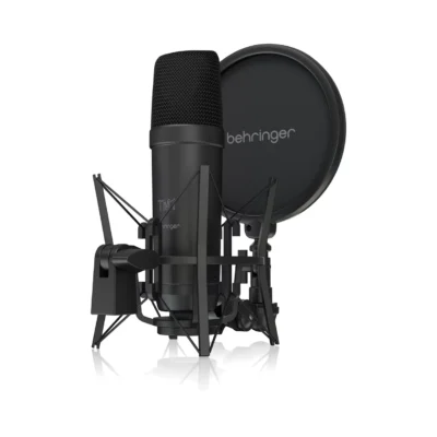 חבילת הקלטה עם מיקרופון קונדנסר שחור | Behringer TM1 Dark Edition