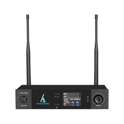 מקלט UHF דיגיטלי True Diversity 32 ערוצים | Premier Audio TXD-901
