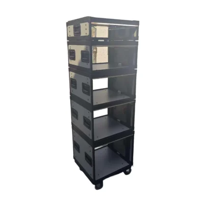 ⁧מארז Stack-Rack 19" 5U עם כיסוי נשלף⁩ | ⁦LIGHTEK KK5USD-GRY⁩
