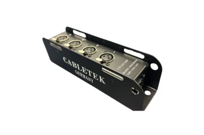 מתאם רשת ל-4 XLR נקבה Heavy Duty | CABLETEK CTCAT-S4F