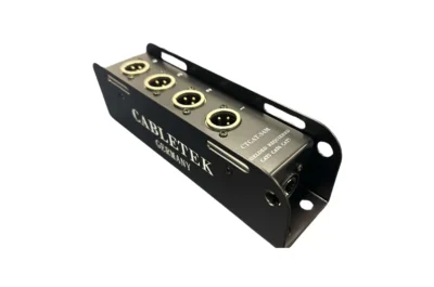 מתאם רשת ל-4 XLR זכר Heavy Duty | CABLETEK CTCAT-S4M