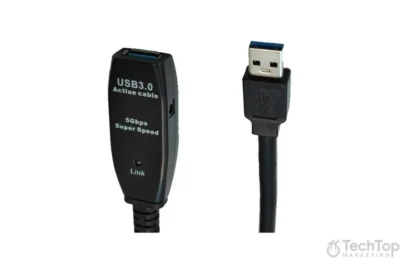 ⁧מאריך USB 3.0 אקטיבי מוגבר 20 מטר⁩ | ⁦CABLETEK EXUSB3.0-20⁩
