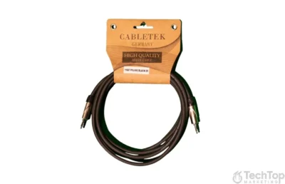 ⁧כבל מיני ג'ק 3.5 מ"מ סטריאו זכר לזכר 3 מטר⁩ | ⁦CABLETEK PMJ-002/3M⁩
