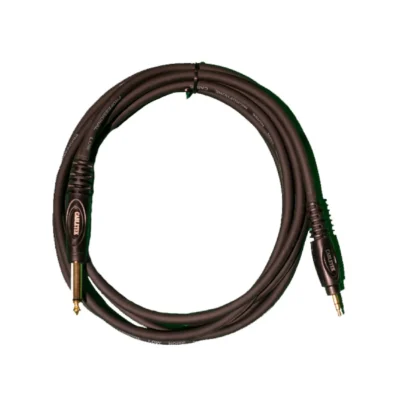 ⁧כבל מעבר 3.5mm סטריאו ל-6.3mm מונו 3 מטר⁩ | ⁦CABLETEK HPC012⁩
