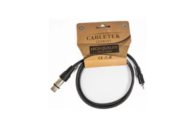 ⁧כבל XLR זכר ל-RCA נקבה⁩ | ⁦CABLETEK XFR1⁩