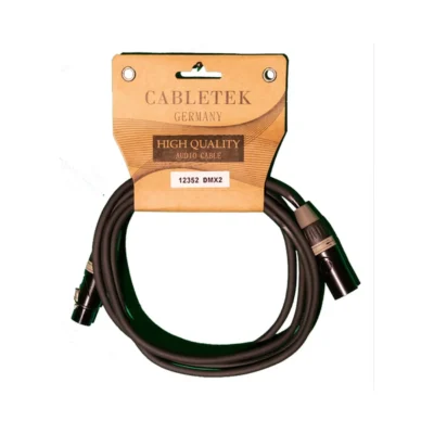 ⁧כבל XLR DMX 2 מטר⁩ | ⁦CABLETEK DMX2⁩
