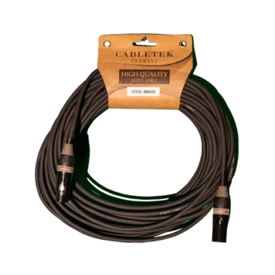 ⁧כבל XLR DMX מקצועי 20 מטר⁩ | ⁦CABLETEK DMX20⁩