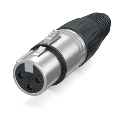 מחבר XLR נקבה 3 פינים גוף מתכת | Behringer X3F-SR