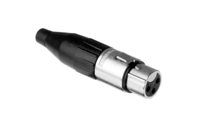 ⁧מחבר XLR נקבה 3 פינים לכבל⁩ | ⁦AMPHENOL AC3FJ⁩