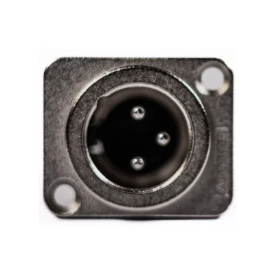⁧מחבר XLR זכר לפנל⁩ | ⁦AMPHENOL AC3MMDZ⁩