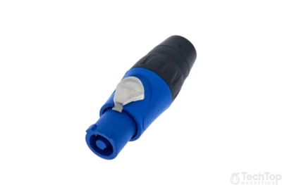 מחבר PowerCon IN לכבל כחול | AMPHENOL HP-3-F