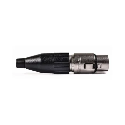 ⁧מחבר XLR 5 פינים נקבה לכבל - ניקל⁩ | ⁦Amphenol AC5FJ⁩