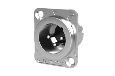 ⁧מחבר XLR זכר לפנל 3 פין⁩ | ⁦Seetronic MJ3F2C⁩