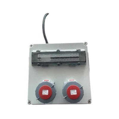 לוח חשמל נייד עם פחת ראשי Schneider 2x32A | LIGHTEK 2x32IL