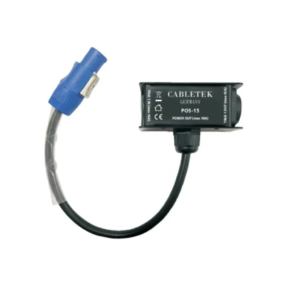 ⁧מתאם TRUE 1 ל-PowerCON ו-TRUE 1 עם מחברי REAN⁩ | ⁦CABLETEK POS-15⁩