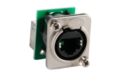 מעביר פנל RJ45 ל-RJ45 בגודל שקע XLR | CABLETEK RJ-45A