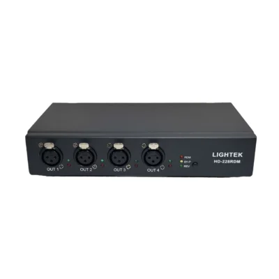 מפצל DMX ספליטר 4 ערוצים עם RDM | LIGHTEK HD-228 RDM
