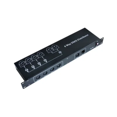 מפצל DMX 4 יציאות לארון 19'' | LIGHTEK TRDX 921