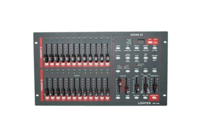פיקוד תאורה DMX 24 ערוצים | LIGHTEK HD-104