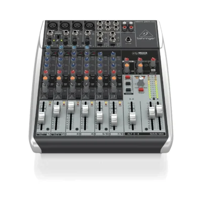 מיקסר אנלוגי 12 ערוצים עם USB וקומפרסורים | Behringer Q1204USB