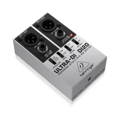 קופסת DI אקטיבית דו-ערוצית | Behringer DI20