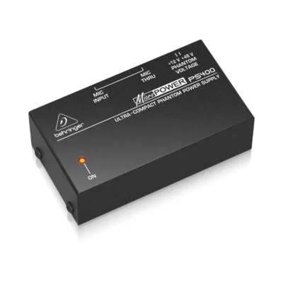 קופסת מתח פאנטום למיקרופון קונדנסר | Behringer PS400