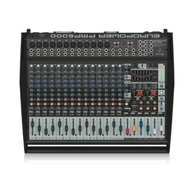 מיקסר משולב מגבר 20 כניסות Class-D עם FBQ | Behringer PMP6000