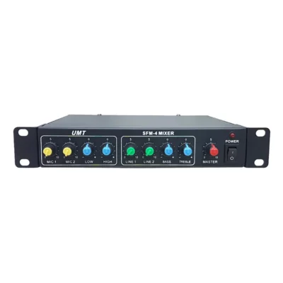 ⁧מיקסר קומפקטי אנלוגי 4 כניסות⁩ | ⁦UMT SFM-4⁩