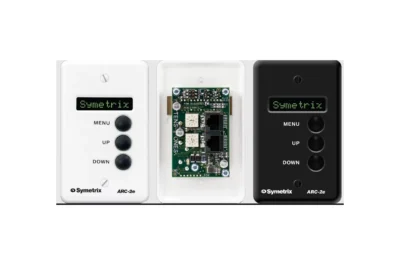 פאנל שליטה 3 לחצנים עם תצוגה | SYMETRIX ARC-2e - שחור