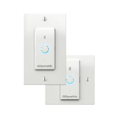 פנל Bluetooth Dante לקיר בצבע לבן | Symetrix xIO BT W