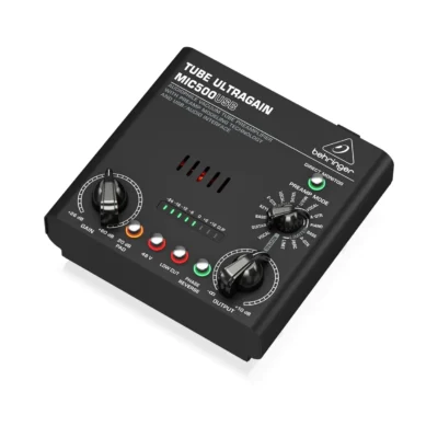ממשק אודיו עם קדם-מגבר שפופרתי | Behringer MIC500USB