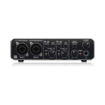 כרטיס קול USB 2x2 מקצועי | Behringer UMC202HD