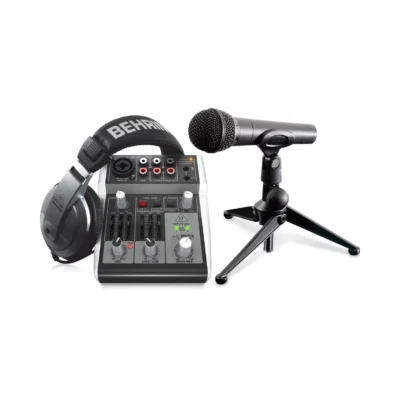 ערכת פודקאסט ביתי | Behringer PODCASTUDIO 2 USB