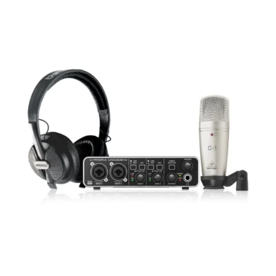 ⁧ערכת הקלטה ופודקאסט מקצועית⁩ | ⁦Behringer U-PHORIA Studio Pro⁩