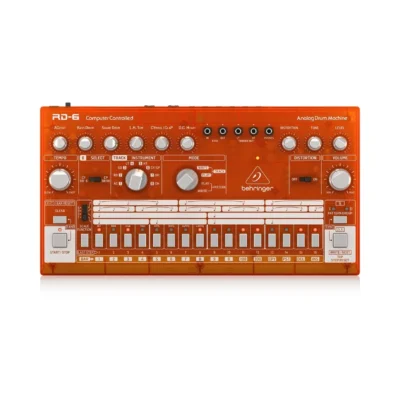 ⁧מכונת תופים אנלוגית כתום⁩ | ⁦Behringer RD-6-TG⁩
