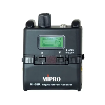 מקלט In-Ear Monitor דיגיטלי 5.8GHz | MIPRO MI-58R