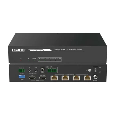 ⁧מפצל HDMI 1:4 עם HDBaseT תומך 4K60⁩ | ⁦HDCVT SPB14H150⁩