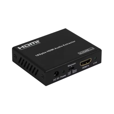 מחלץ אודיו HDMI 2.0 עם יציאה אופטית ואנלוגית | HDCVT MB01