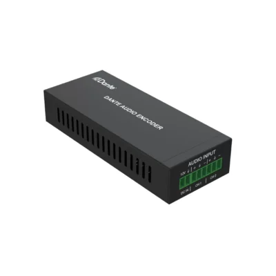 ממיר 2 ערוצים אנלוג ל-DANTE עם PoE | HDCVT HDP-AUD2ENC