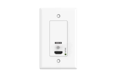 משדר HDMI HDBaseT אקטיבי לקיר עם IR | HDCVT WPB70T