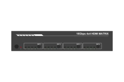 מטריצת HDMI 4x4 עם שליטת רשת ו-RS-232 | HDCVT MXB44P