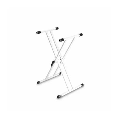 ⁧מעמד קלידים X-Form כפול לבן⁩ | ⁦GRAVITY GKSX2W⁩