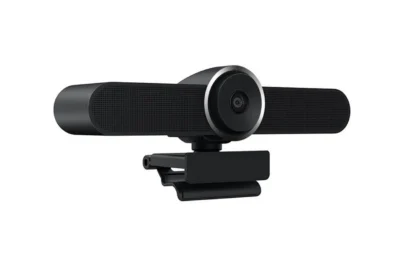 מצלמת USB קומפקטית 4K לחדרי ישיבות עם מיקרופון ורמקול מובנים | TENVEO TEVO-VA4K
