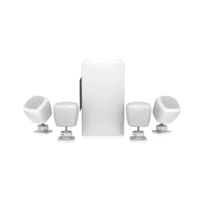 ⁧סט רמקולים מסחרי Satellite + Subwoofer לבן⁩ | ⁦Tannoy SAT SUB 4PA-WH⁩