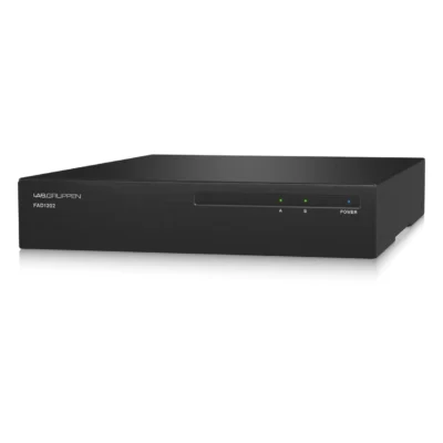 ⁧מגבר Dante קומפקטי לשימוש מסחרי 2x120W⁩ | ⁦Lab Gruppen FAD1202⁩