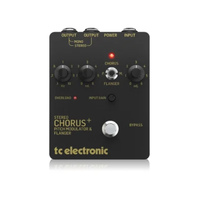 ⁧פדאל Chorus/Flanger סטריאופוני אנלוגי⁩ | ⁦TC Electronic SCF Gold⁩