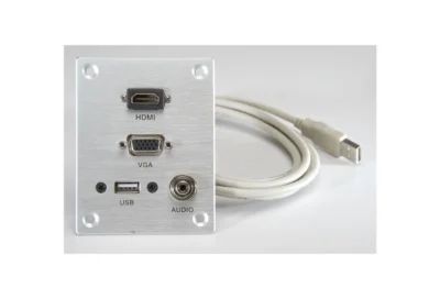 פנל חיבורים מולטימדיה HDMI VGA USB | MS-31