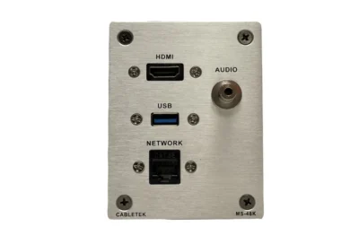 פנל רשת HDMI, USB ו-Audio עם קופסה | CABLETEK MS-48K