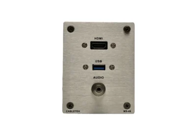 פנל HDMI ו-USB Audio | CABLETEK MS-49