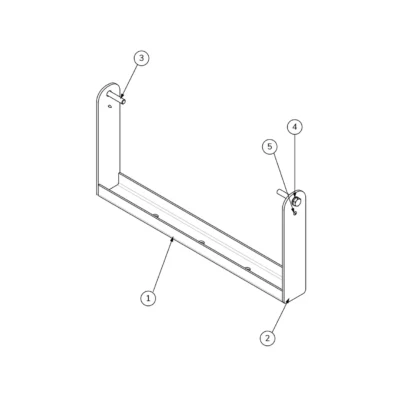 מתקן U לרמקול Cuboid 10 | Optimal Audio UB2-B
